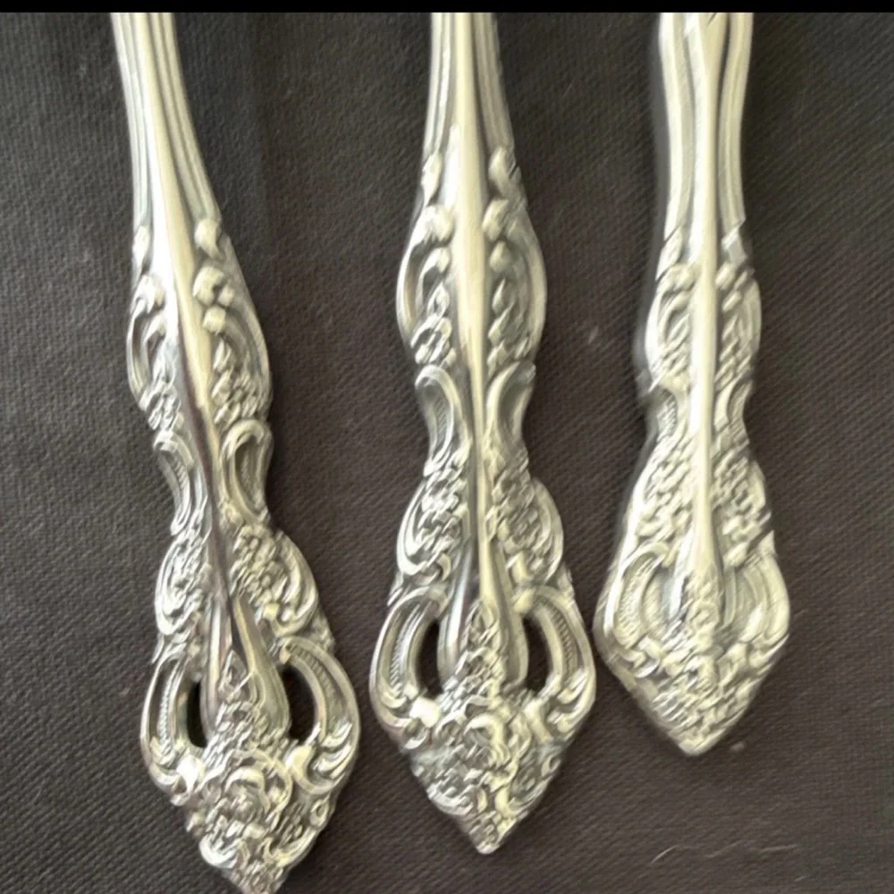 ONEIDA Michelangelo Stainless Steel 3-Pc Serving Set Fork Spoon Knife‎ - Picture 4 of 8